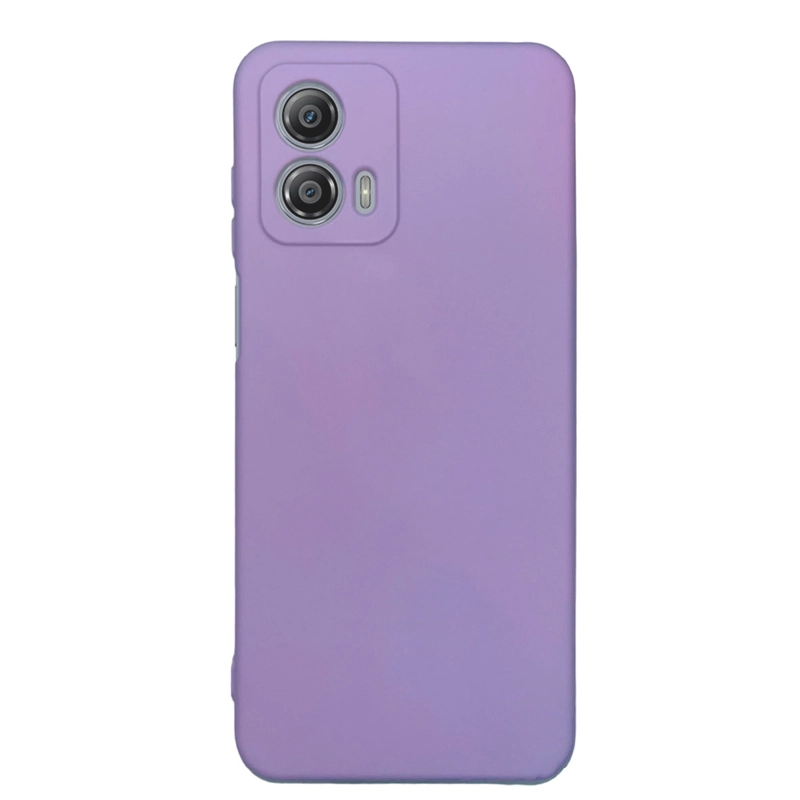 CARCASA COMPATIBLE CON MOTOROLA G35 GOMA LILA - 1