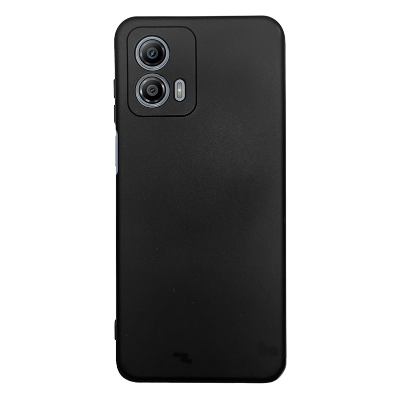 CARCASA COMPATIBLE CON MOTOROLA G35 GOMA NEGRO - 1