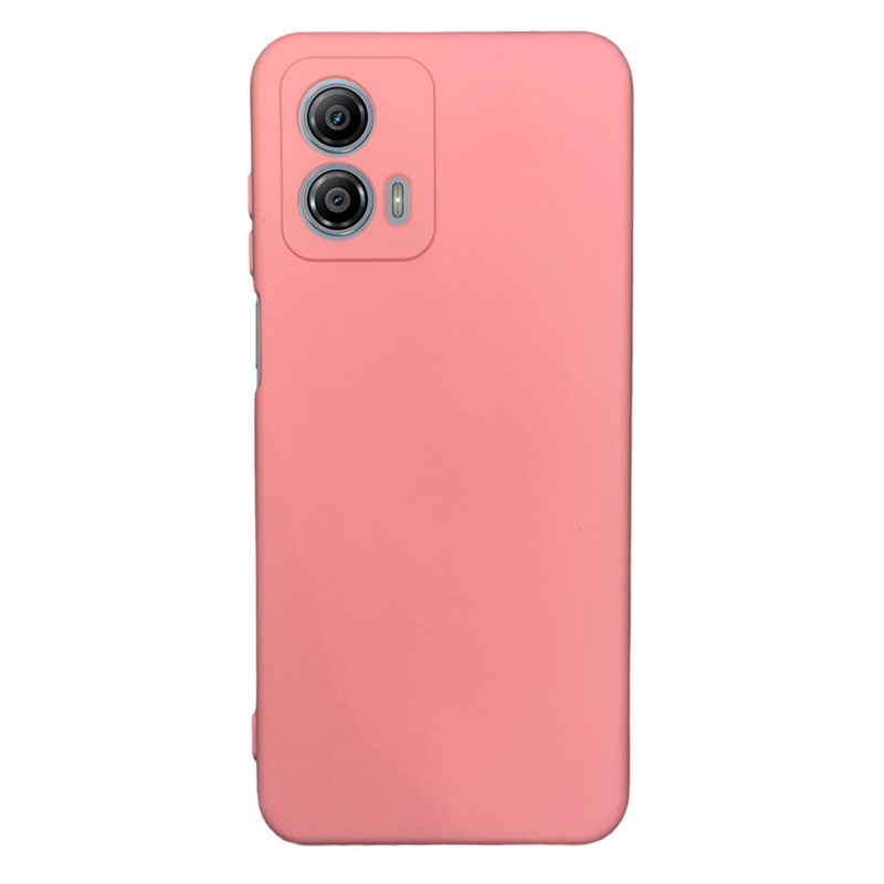 CARCASA COMPATIBLE CON MOTOROLA G35 GOMA ROSADO - 1