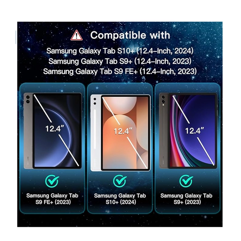 MICA LAMINA DE VIDRIO COMPATIBLE CON TABLET SAMSUNG GALAXY S10 PLUS - 3