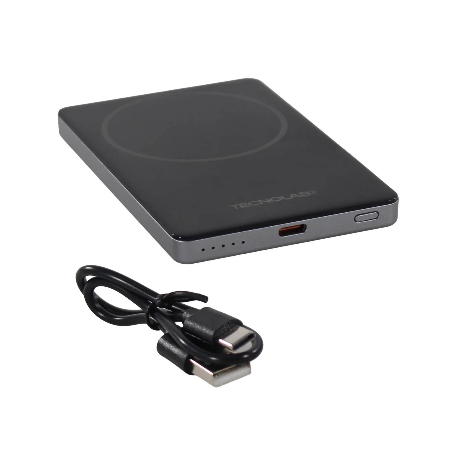POWEBANK MAGSAFE COMPATIBLE CON IPHONE CON 10.000 MAH GRIS - 5
