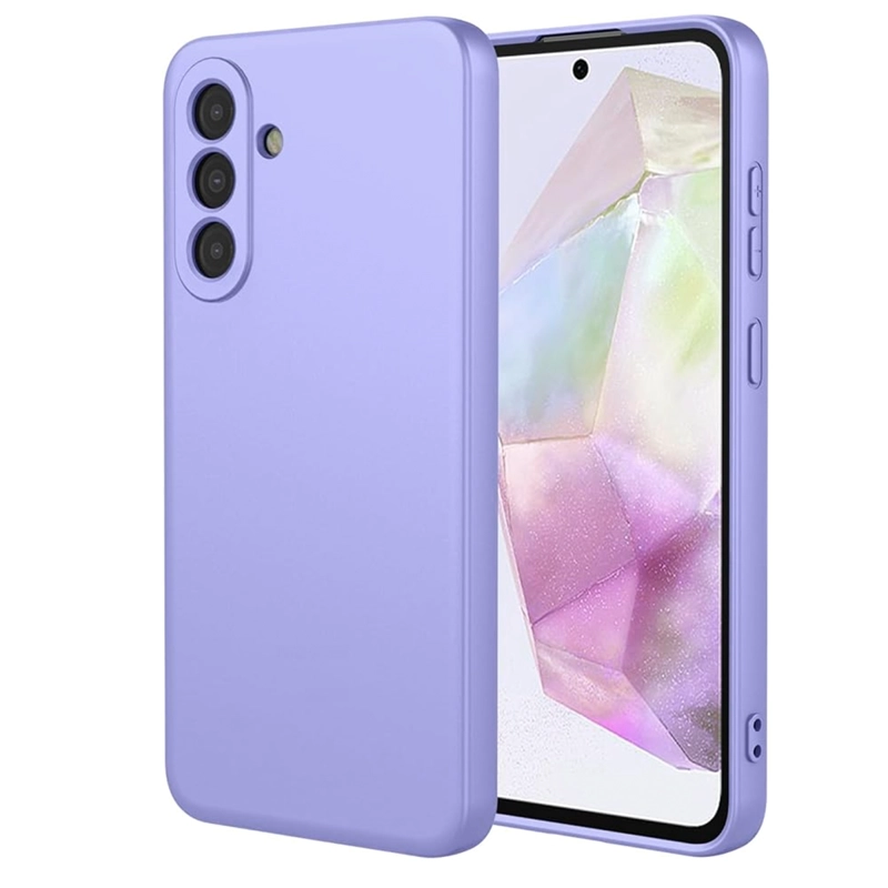 GENÉRICO CARCASA FUNDA COMPATIBLE CON SAMSUNG A36 GOMA LILA