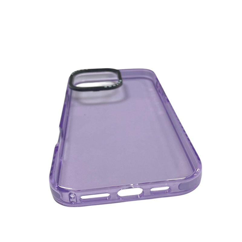 CARCASA FUNDA  COMPATIBLE CON IPHONE 16 PRO FLUOR LILA - 2