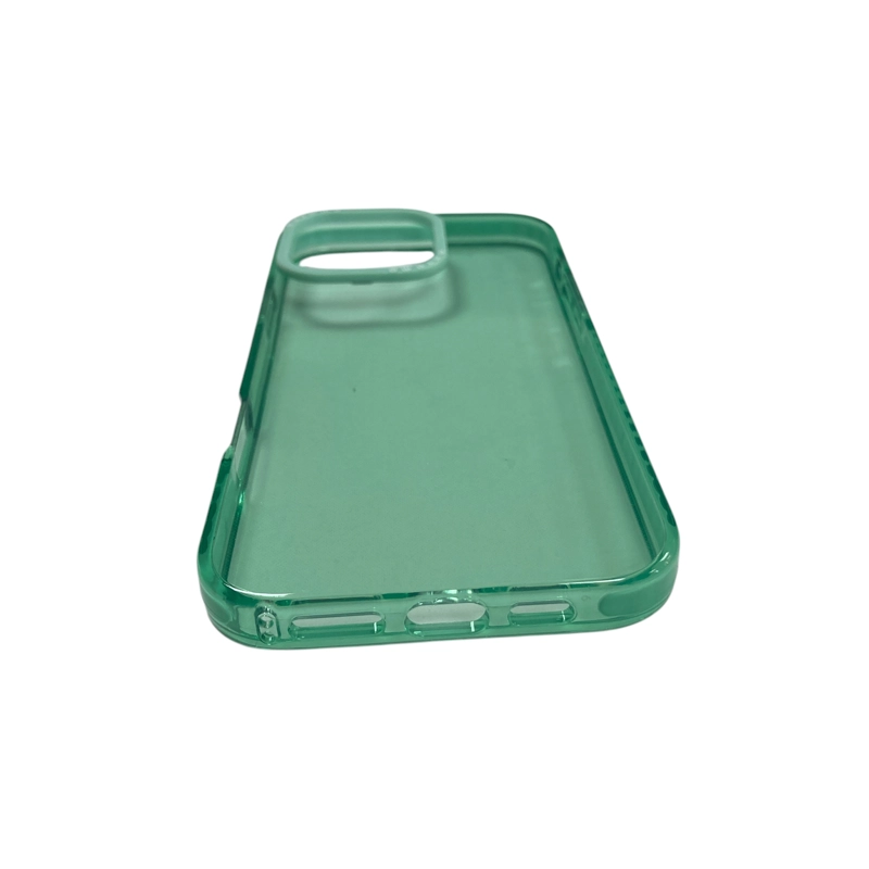 CARCASA FUNDA COMPATIBLE CON IPHONE 16 PRO FLUOR TURQUESA - 3