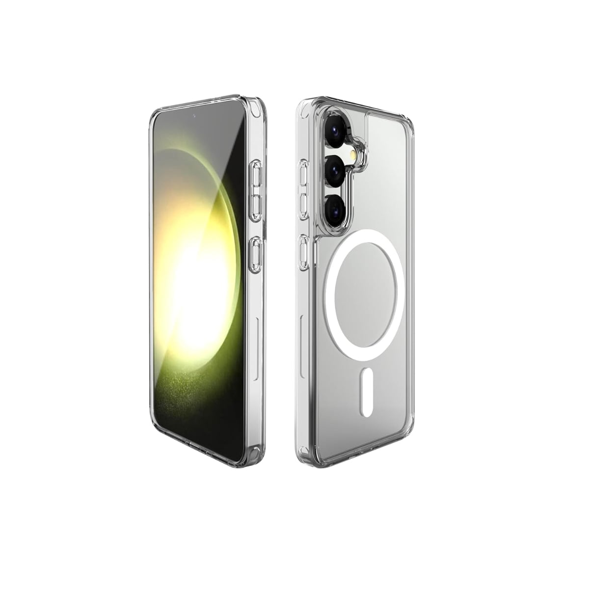 JOIGO CARCASA FUNDA TRANSPARENTE PARA SAMSUNG S25 PLUS MAGSAFE