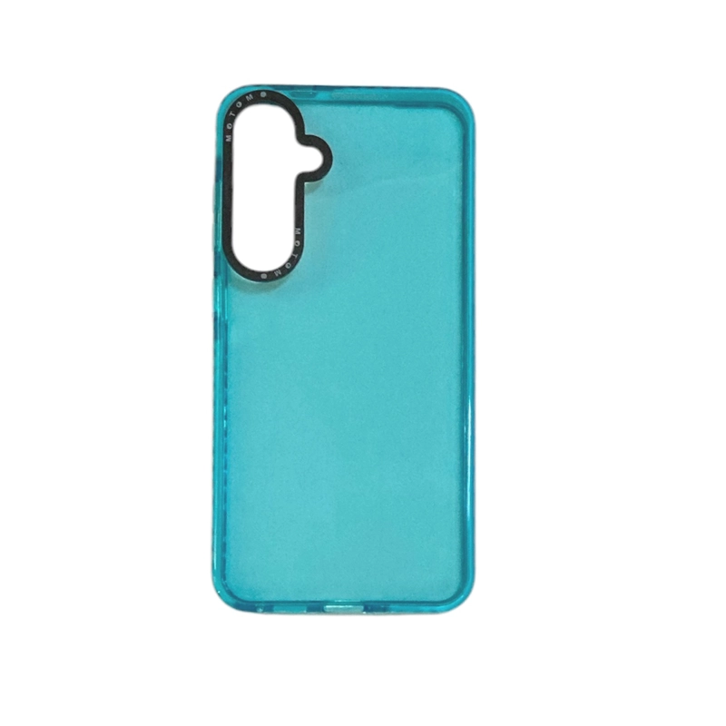 CARCASA FUNDA COMPATIBLE CON SAMSUNG S24 FLUOR CELESTE - 1