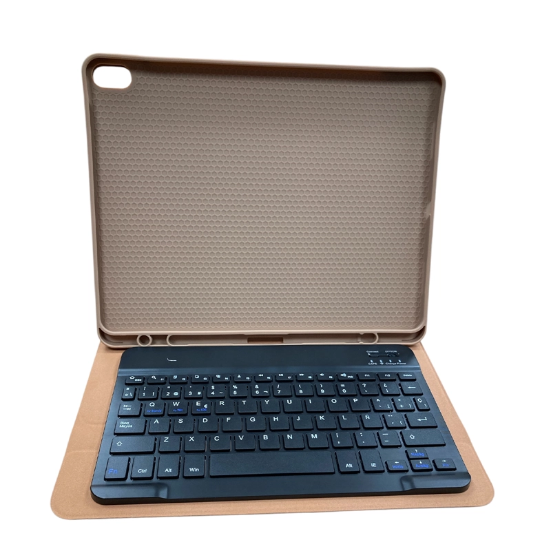 FUNDA CON TECLADO ESPAÑOL PARA IPAD AIR 13 M2 2024 DORADO - 4