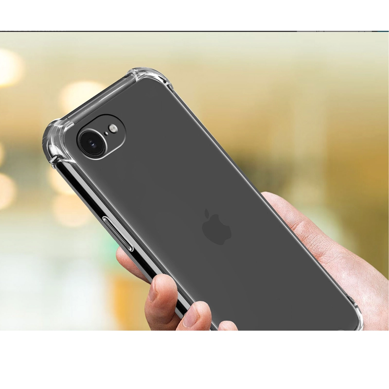 CARCASA ANTIGOLPES TRANSPARENTE PARA IPHONE 16E - 3