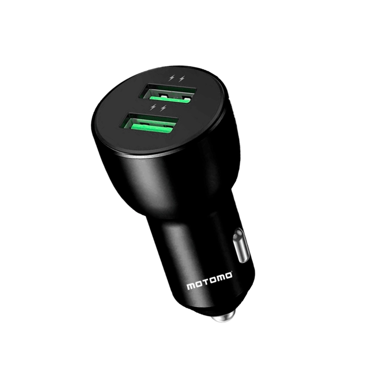 GENÉRICO CARGADOR DE AUTO DOBLE USB CARGA RAPIDA 3.1A