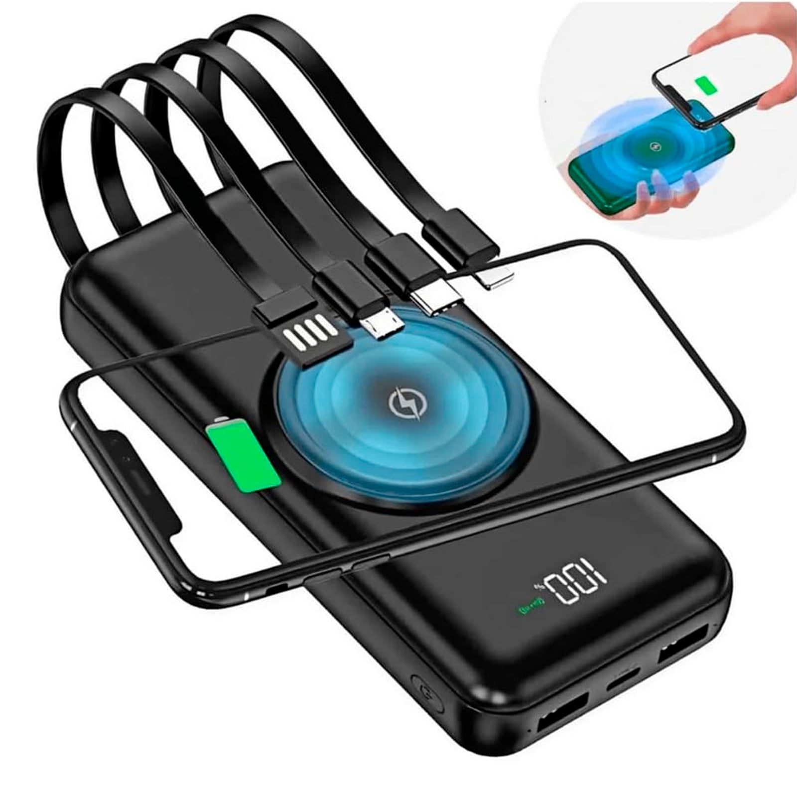 BATERIA EXTERNA CARGADOR PORTATIL POWERBANK 20.000MAH 9411 - 2