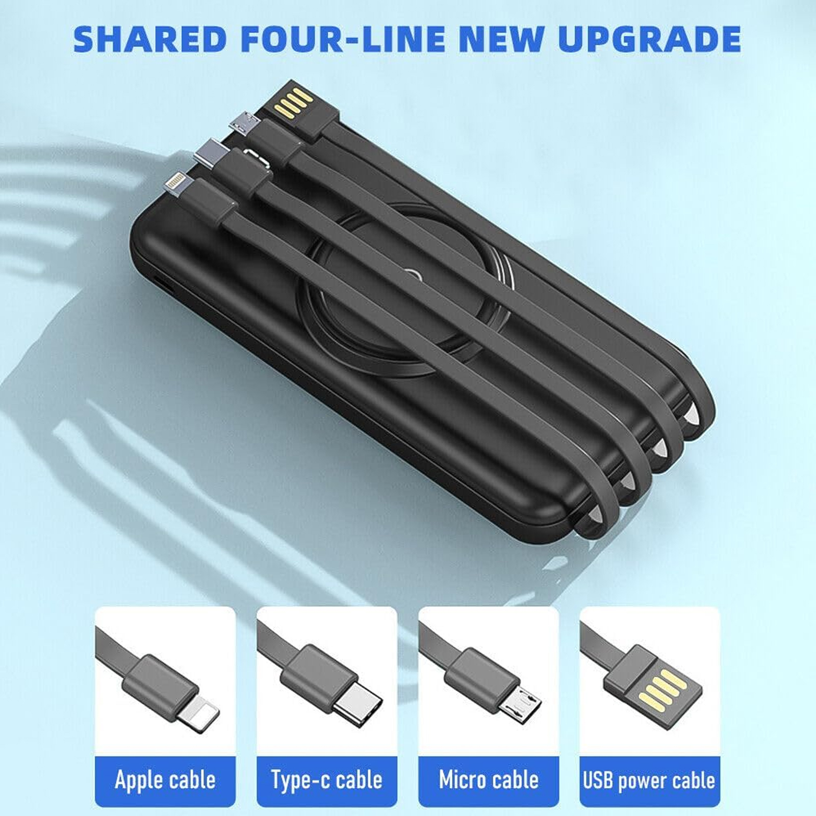 BATERIA EXTERNA CARGADOR PORTATIL POWERBANK 20.000MAH 9411 - 4