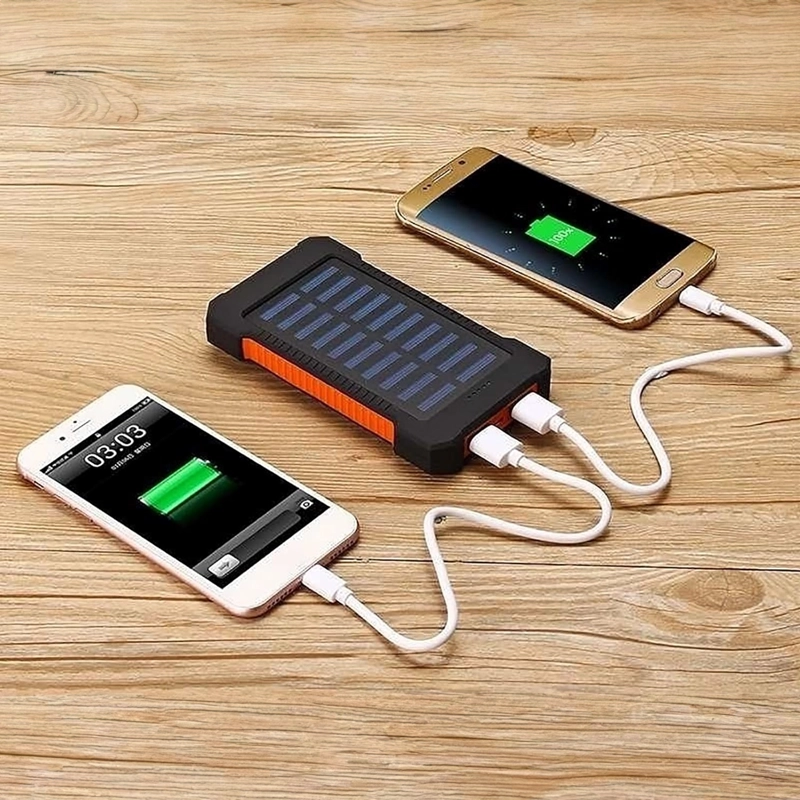 BATERIA EXTERNA CARGADOR PORTATIL POWERBANK 8.000MAH SOLAR - 3