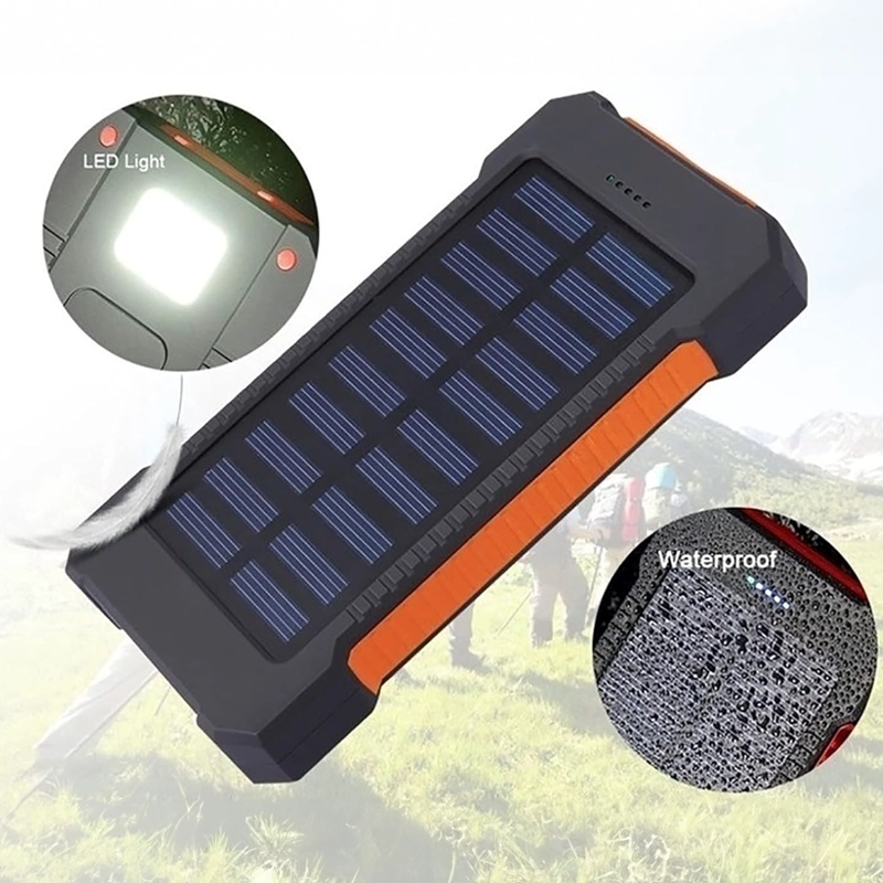 BATERIA EXTERNA CARGADOR PORTATIL POWERBANK 8.000MAH SOLAR - 4