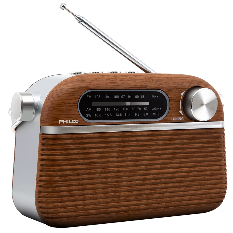 RADIO AM FM VINTAGE REPRODUCTOR BLUETOOTH RETRO PHILCO VT329 - 2