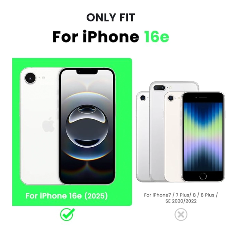 CARCASA TRANSPARENTE LAMI DE VIDRIO COMPLETA PARA IPHONE 16E - 2