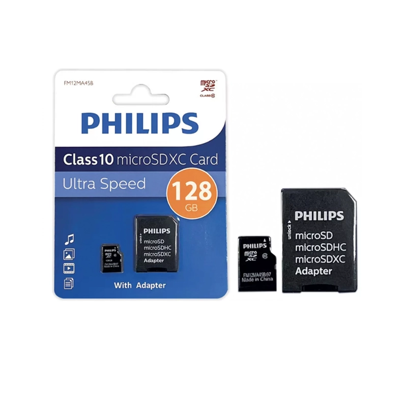 TARJETA MICRO PHILIPS MICRO SD 128GB CLASE 10 - 1