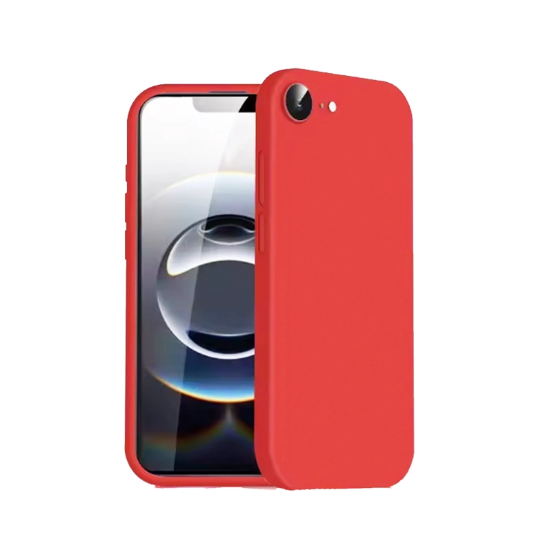 GENÉRICO CARCASA FUNDA COMPATIBLE CON IPHONE 16E ROJO