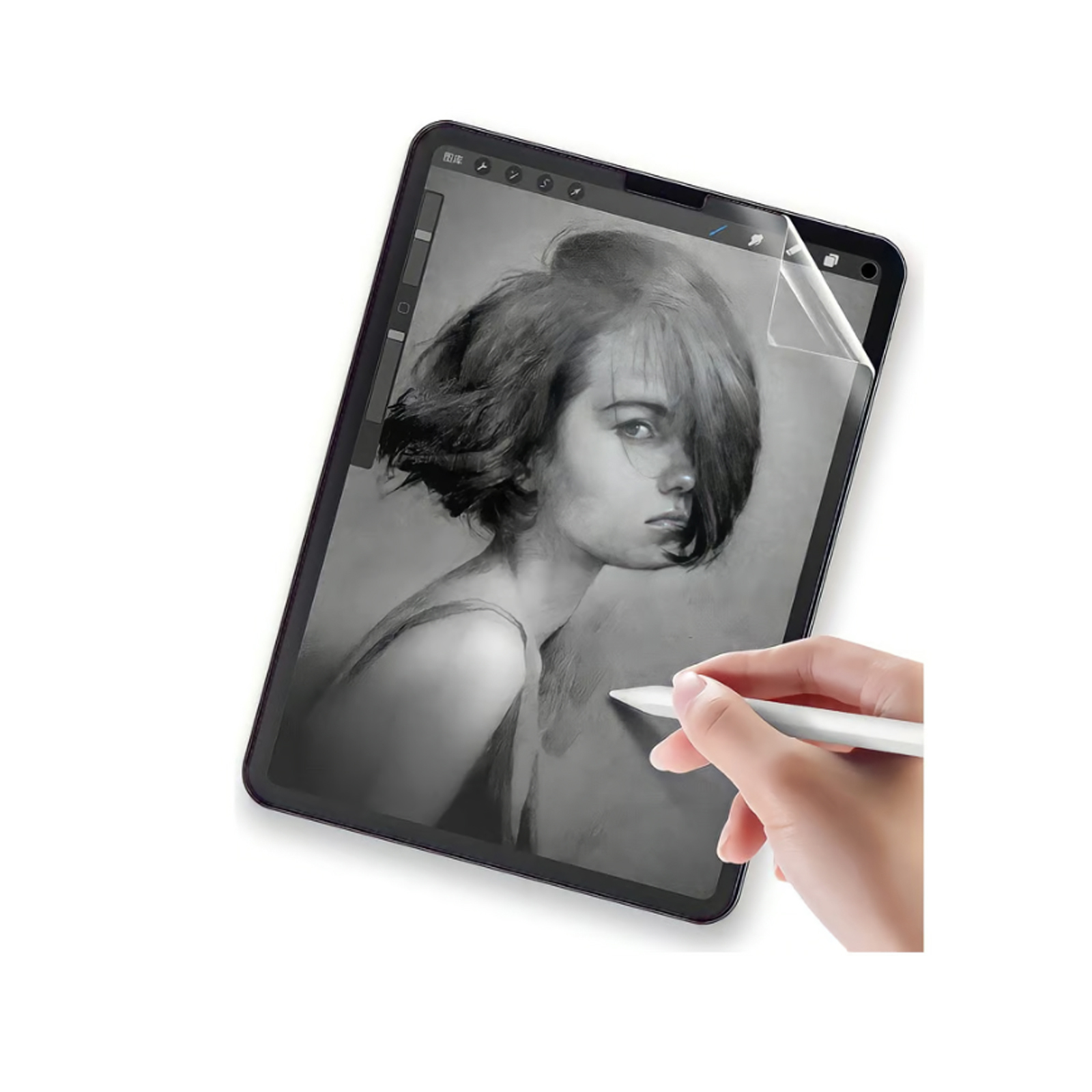 LAMINA PROTECTOR SENSACION DE PAPEL PARA IPAD AIR 13 M2 2024 - 1