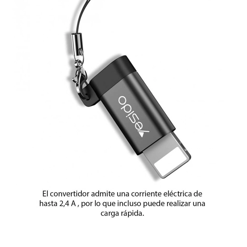 ADAPTADOR OTG MICRO-USB COMPATIBLE CON ENTRADA IPHONE - 3