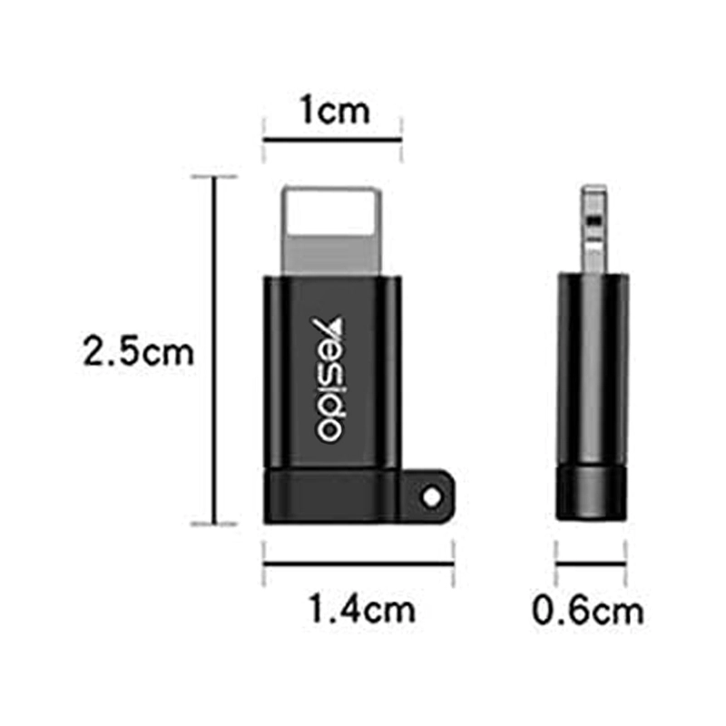 ADAPTADOR OTG MICRO-USB COMPATIBLE CON ENTRADA IPHONE - 4
