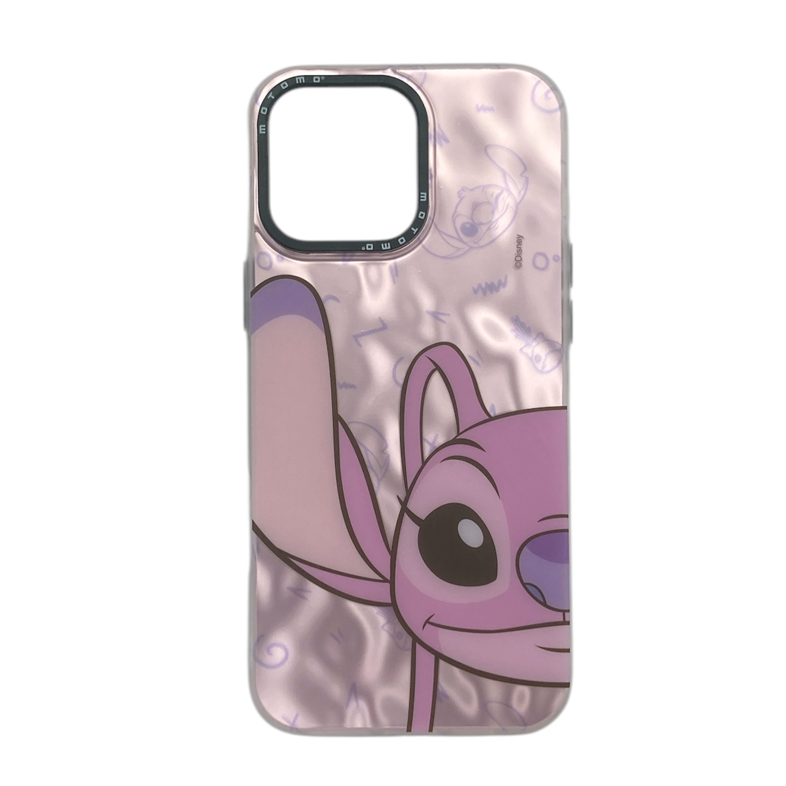CARCASA PARA IPHONE 16 PRO MAX LILO Y STICH TORNASOL ROSA - 3