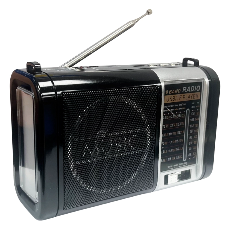 RADIO PORTATIL 5W RECARGABLE USB CON LINTERNA TENOLAB TL638 - 2