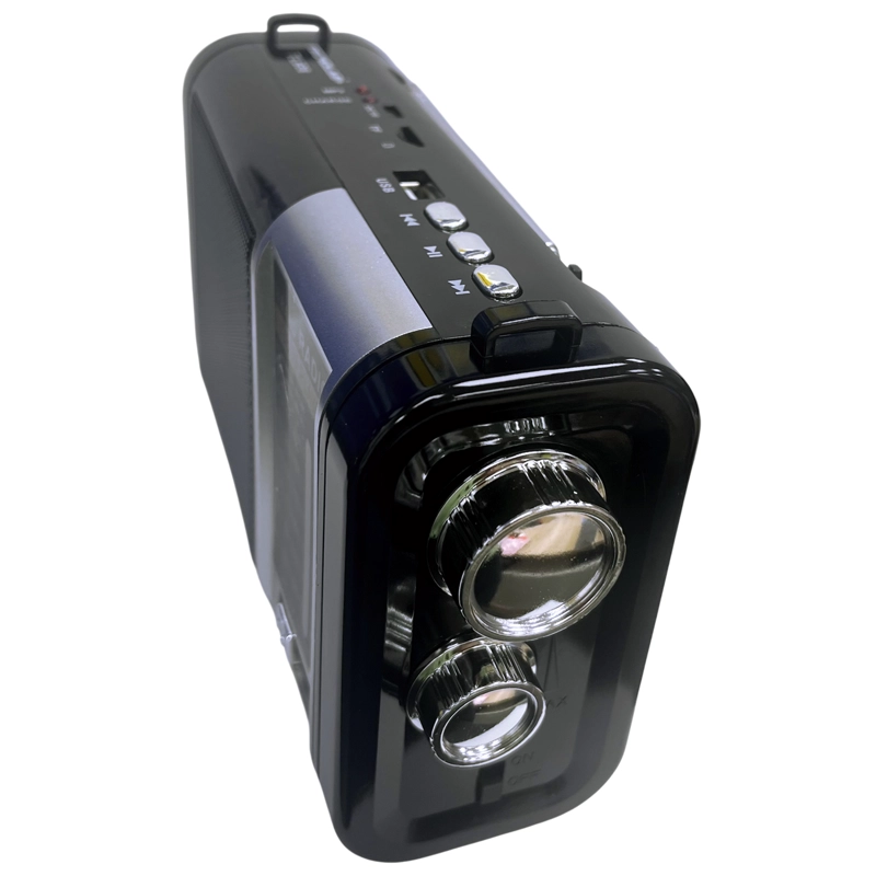RADIO PORTATIL 5W RECARGABLE USB CON LINTERNA TENOLAB TL638 - 4