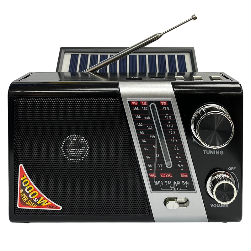 RADIO PORTATIL RECARGABLE LINTERNA CARGA SOLAR TENOLAB TL635 - 2