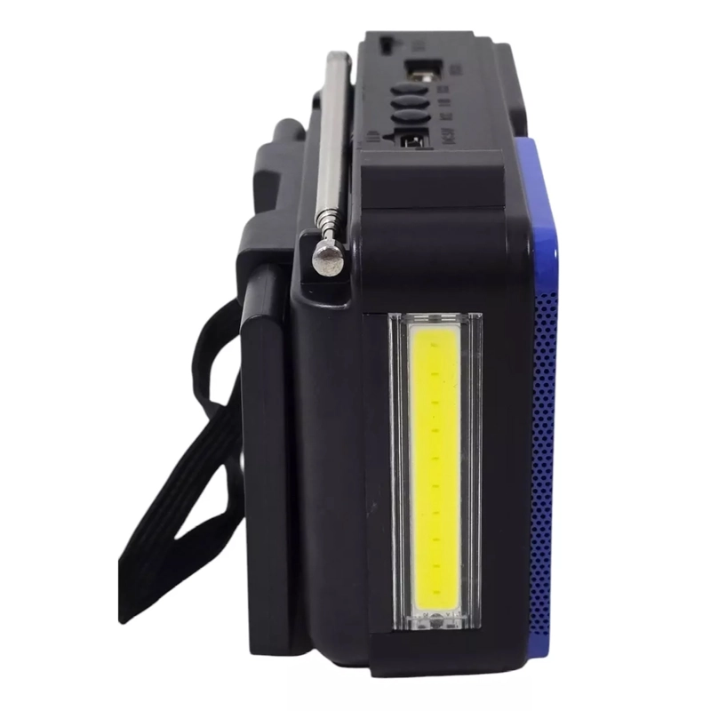 RADIO PORTATIL AM FM CON LINTERNA CARGA SOLAR TECNOLAB TL653 - 3