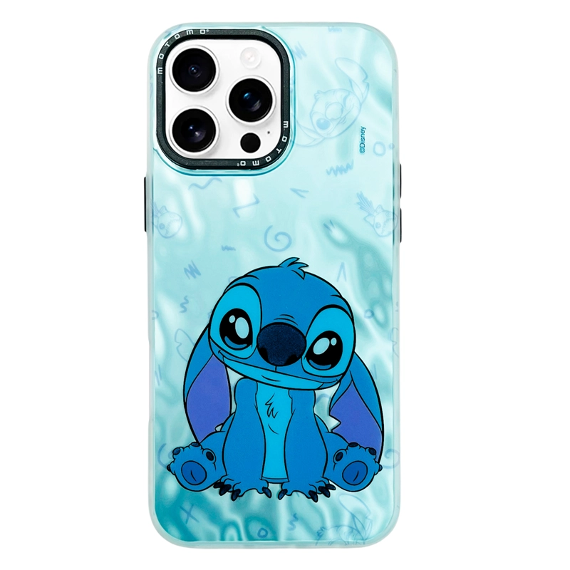 CARCASA FUNDA PARA SAMSUNG A16 LILO Y STICH TORNASOL CELESTE - 1