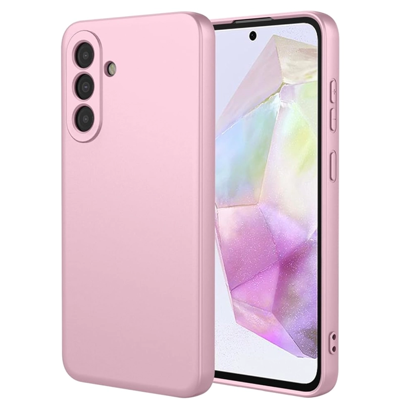 GENÉRICO CARCASA FUNDA COMPATIBLE CON SAMSUNG A36 GOMA ROSADO