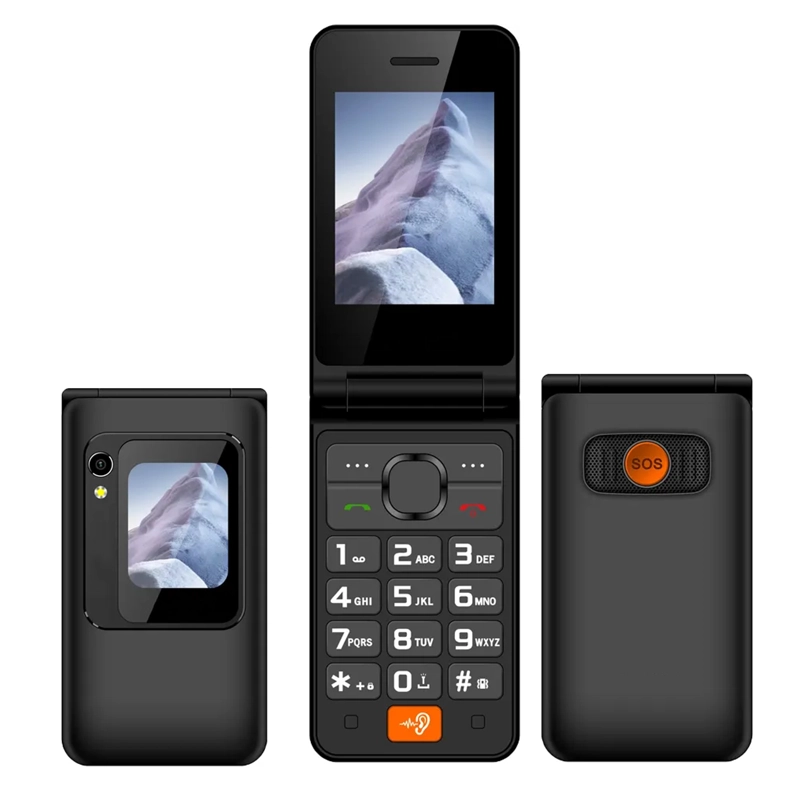 TELEFONO CELULAR ADULTO MAYOR DUALSIM 2.8 PULGAD TL705 NEGRO - 2