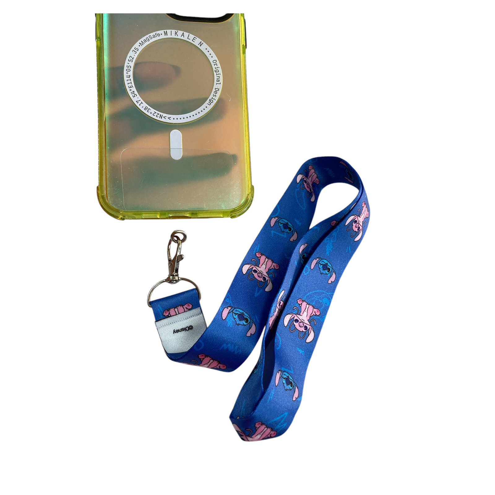 LANYARD PARA CREDENCIALES O LLAVES DE DISNEY COLOR NEGRO - 6