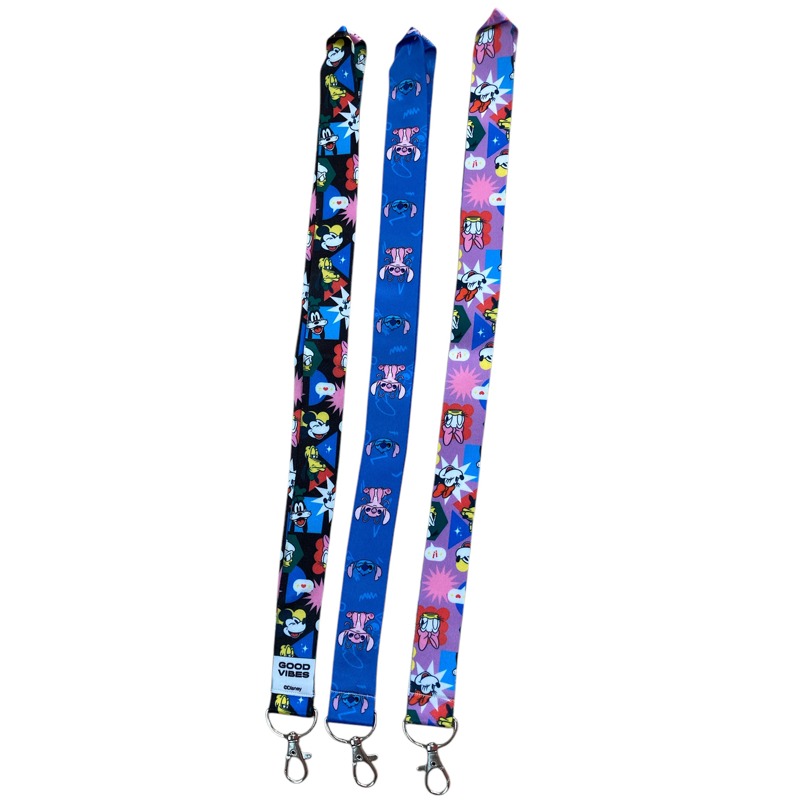 LANYARD PARA CREDENCIALES O LLAVES DE DISNEY COLOR LILA - 2
