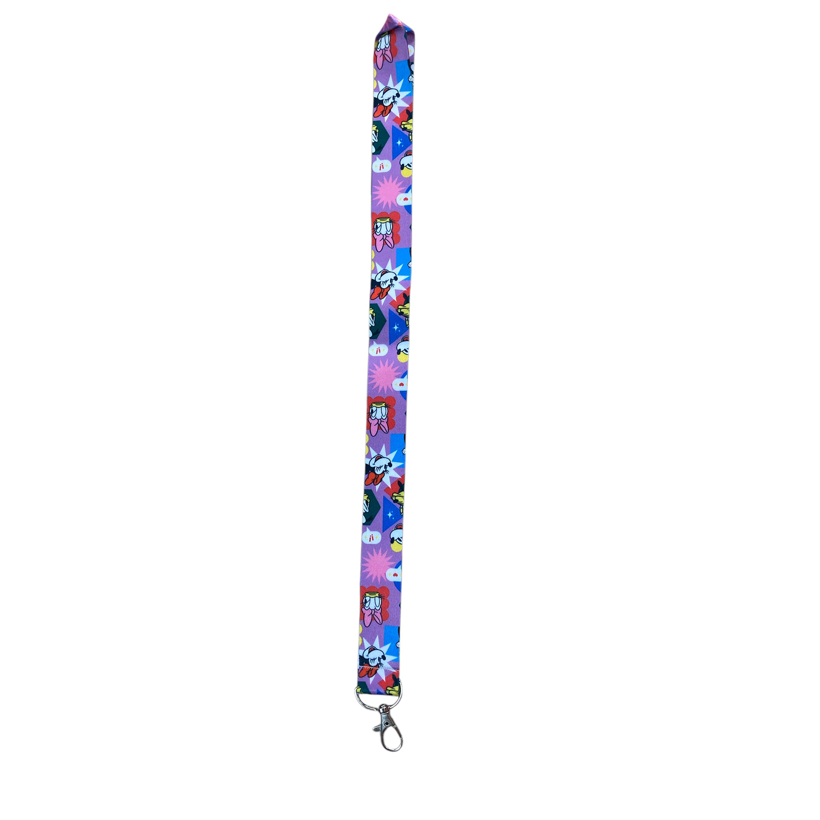 LANYARD PARA CREDENCIALES O LLAVES DE DISNEY COLOR LILA - 3