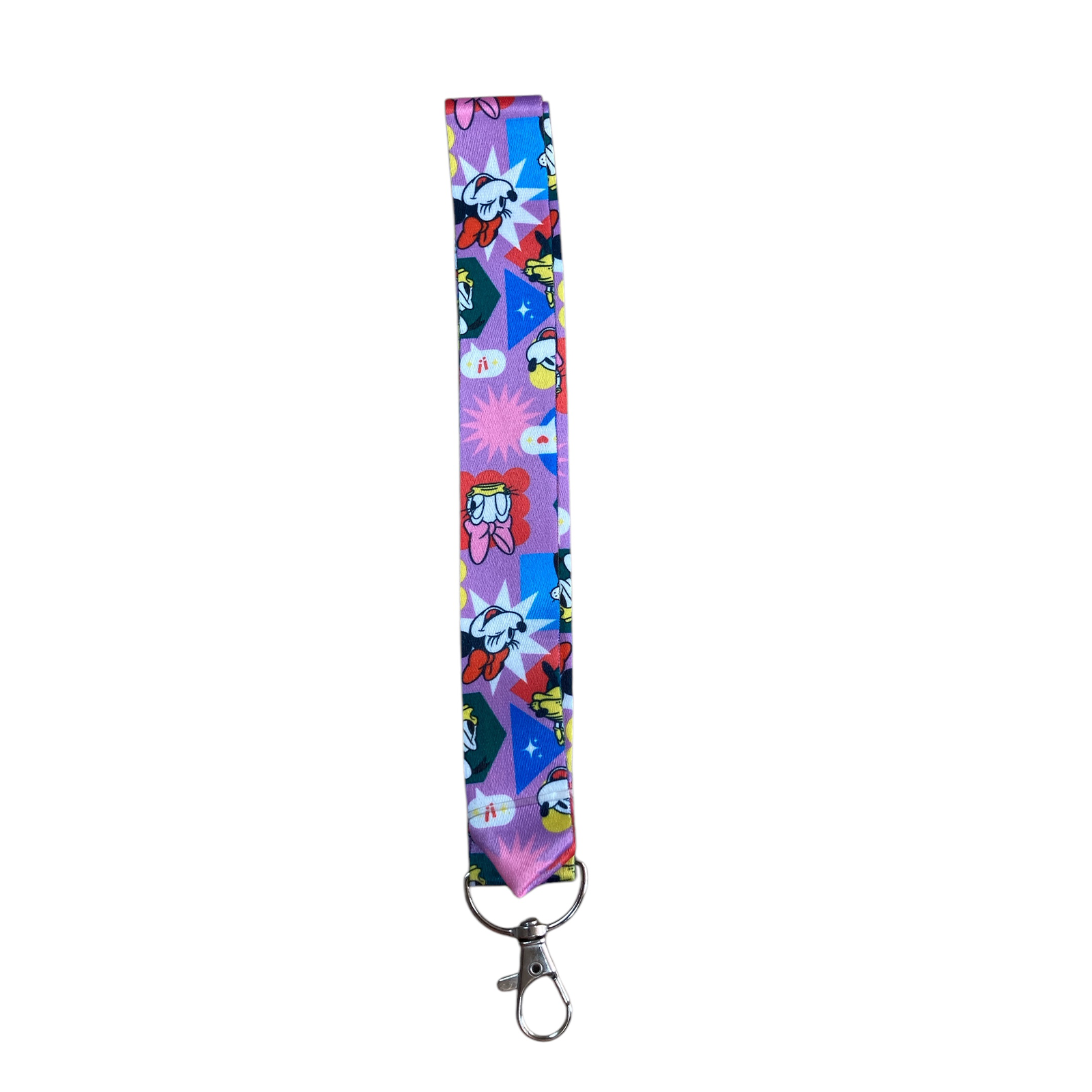 LANYARD PARA CREDENCIALES O LLAVES DE DISNEY COLOR LILA - 4