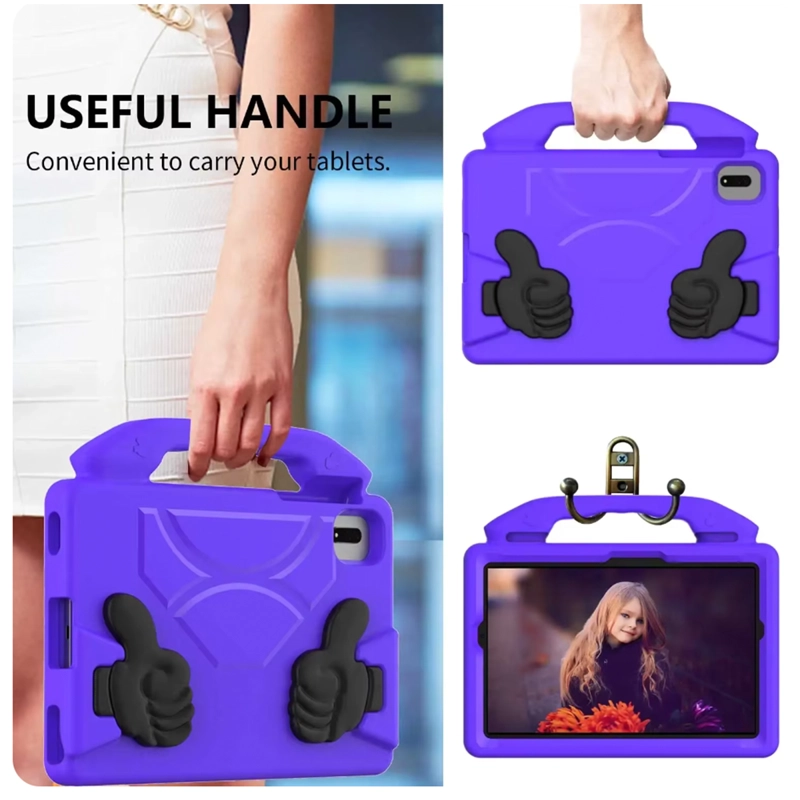 CARCASA NIÑOS ANTIGOLPES COMPATIBLE CON TABLET XIAOMI REDMI PAD SE 11 AZUL - 2