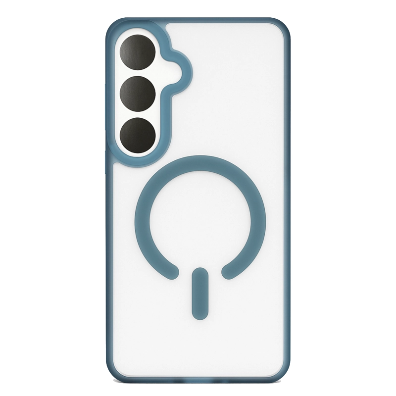 CARCASA PARA SAMSUNG S25 PLUS MATTE MAGSAFE AZUL - 1