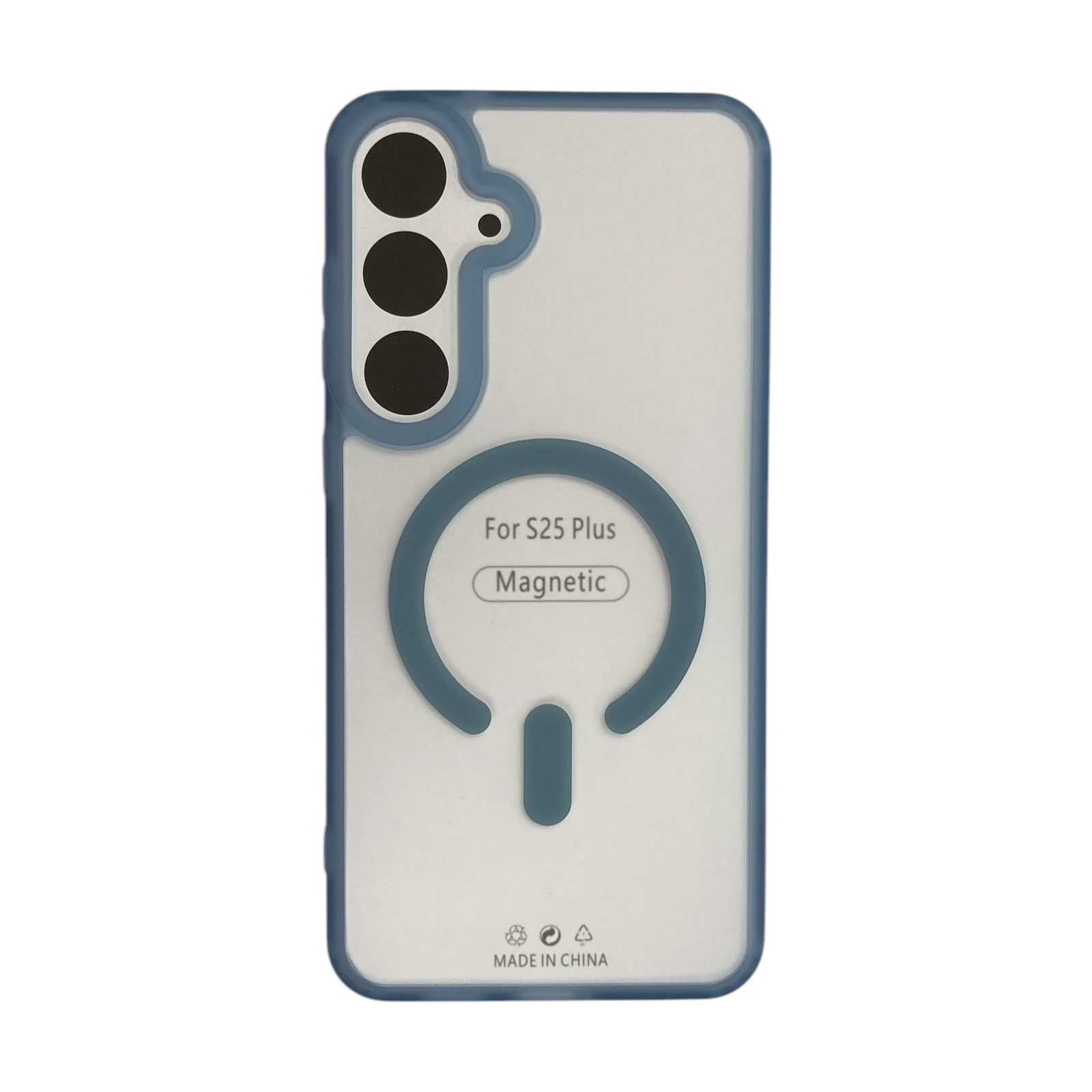 CARCASA PARA SAMSUNG S25 PLUS MATTE MAGSAFE AZUL - 3