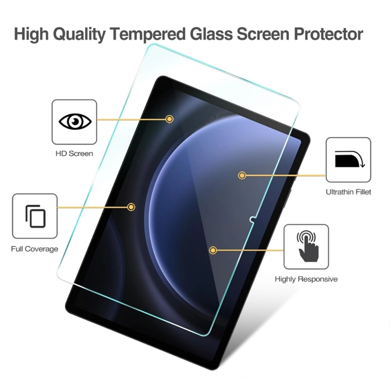 LAMINA DE VIDRIO COMPATIBLE CON TABLET SAMSUNG S10 FE - 2