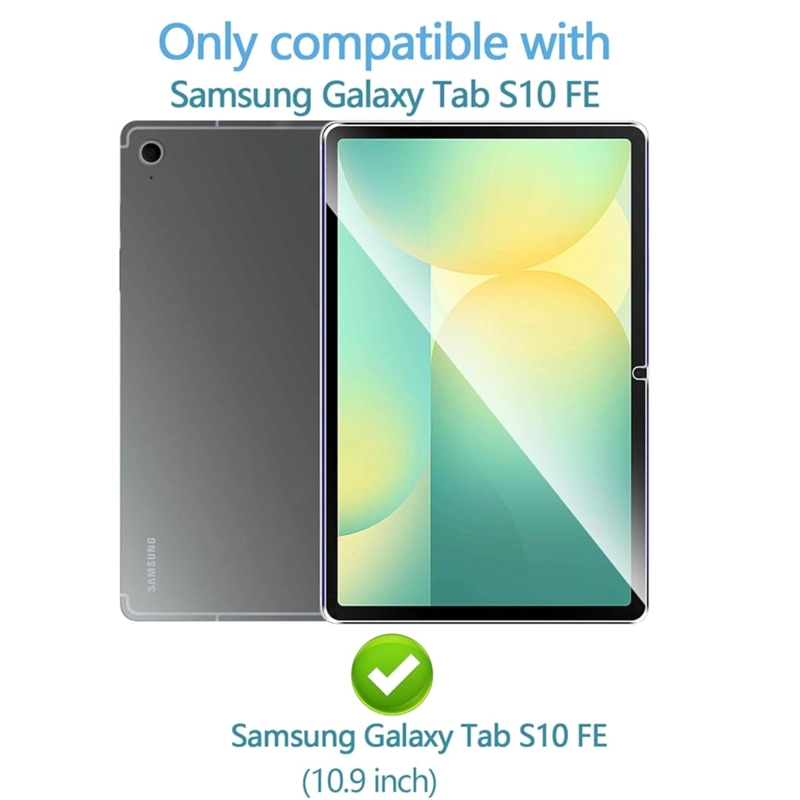 LAMINA DE VIDRIO COMPATIBLE CON TABLET SAMSUNG S10 FE - 4