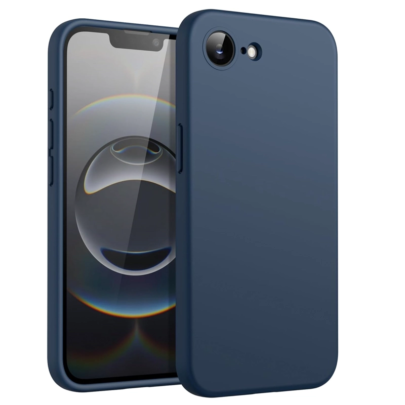 CARCASA ANTIGOLPES COMPATIBLE CON IPHONE 16E AZUL OSCURO - 1