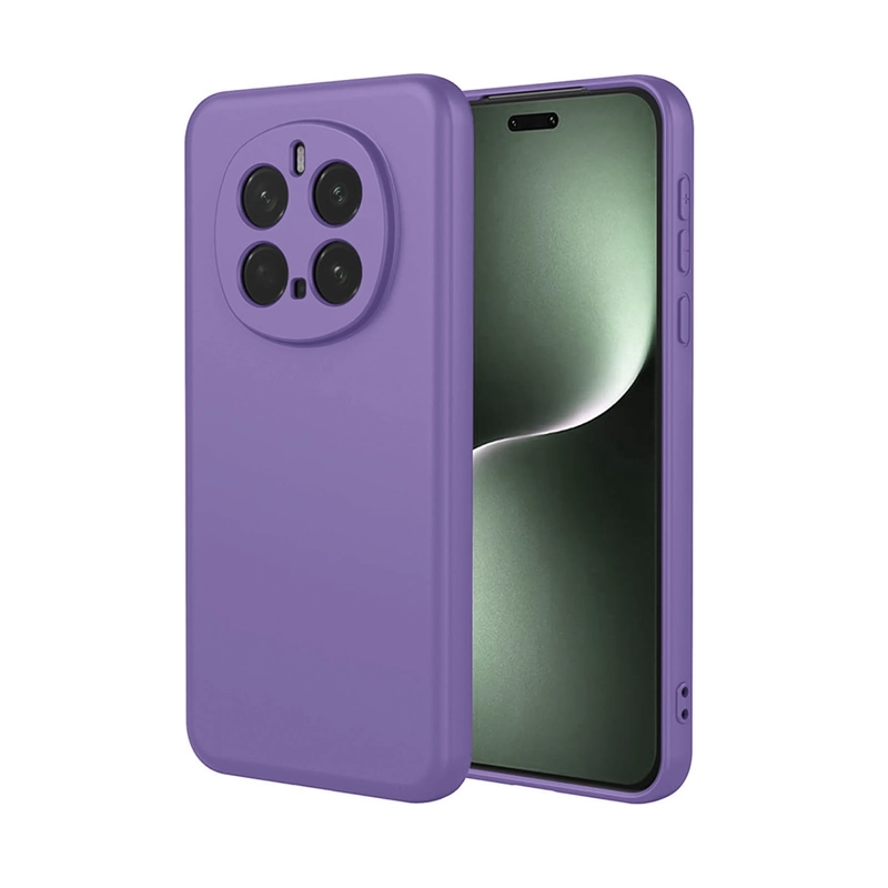GENÉRICO CARCASA FUNDA COMPATIBLE CON HONOR MAGIC 7 PRO GOMA MORADO