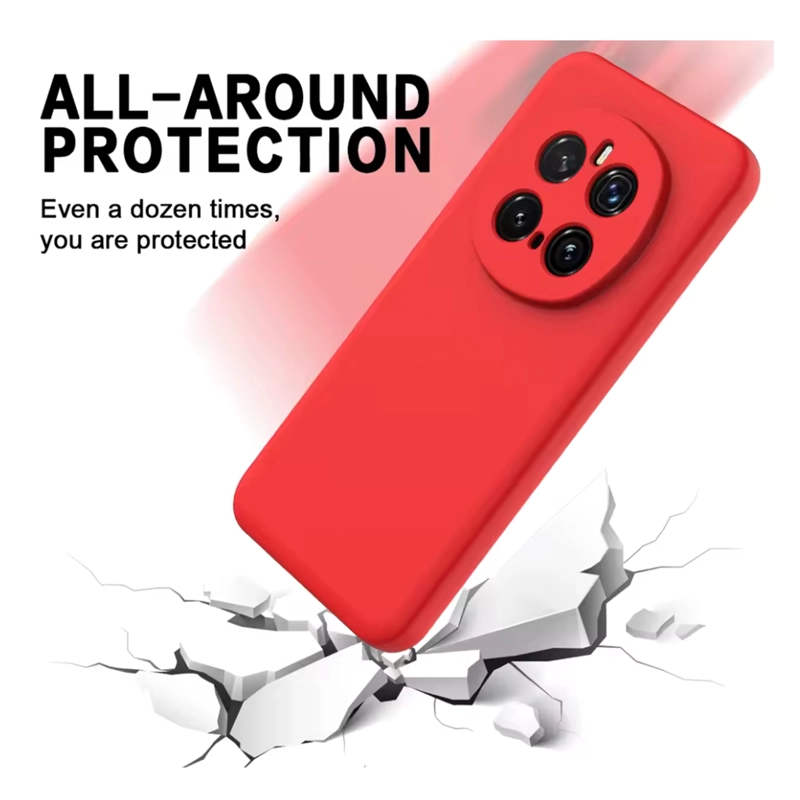 CARCASA FUNDA COMPATIBLE CON HONOR MAGIC 7 PRO GOMA FUCSIA - 3