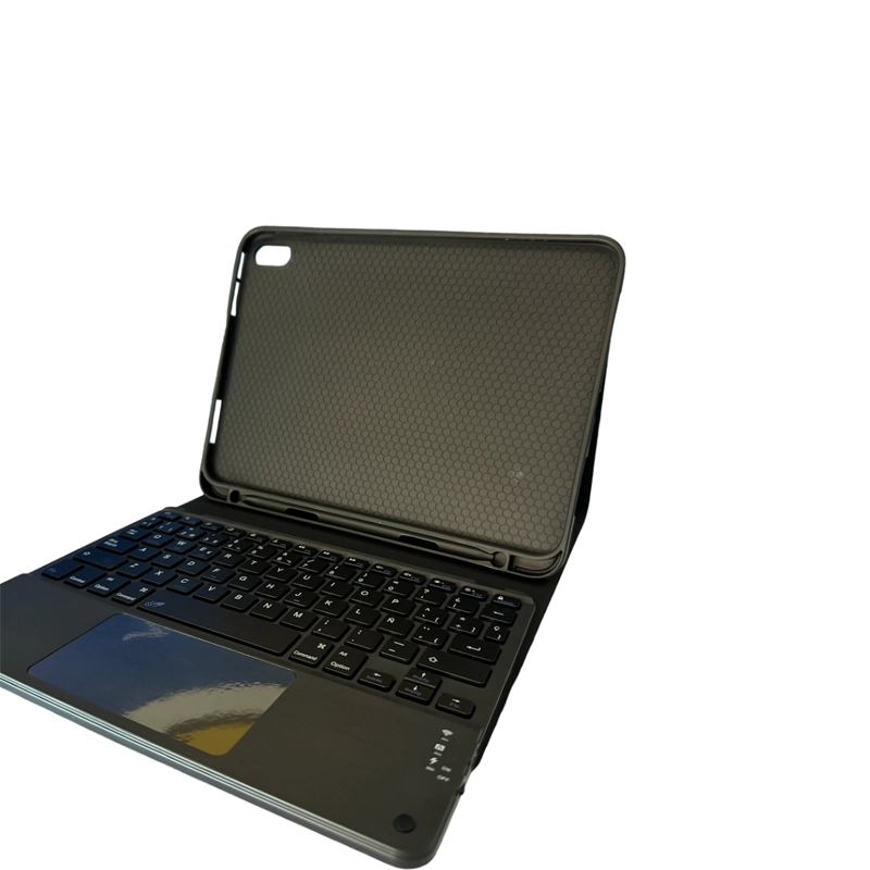 FUNDA CON TECLADO ESPAÑOL TOUCHPAD  COMPATIBLE CON IPAD A16 11TH G NEGRO - 3