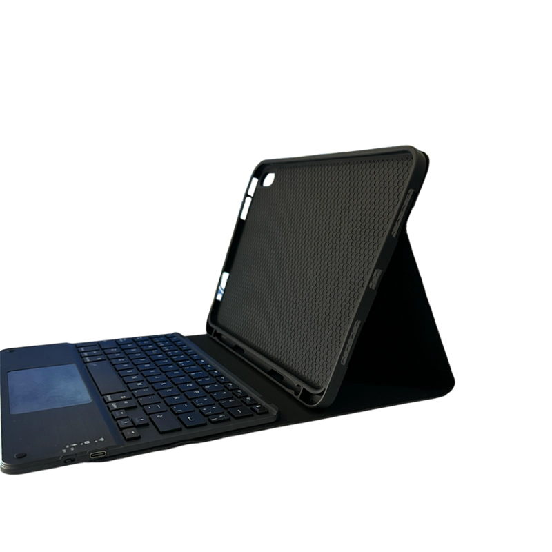 FUNDA CON TECLADO ESPAÑOL TOUCHPAD  COMPATIBLE CON IPAD A16 11TH G NEGRO - 4