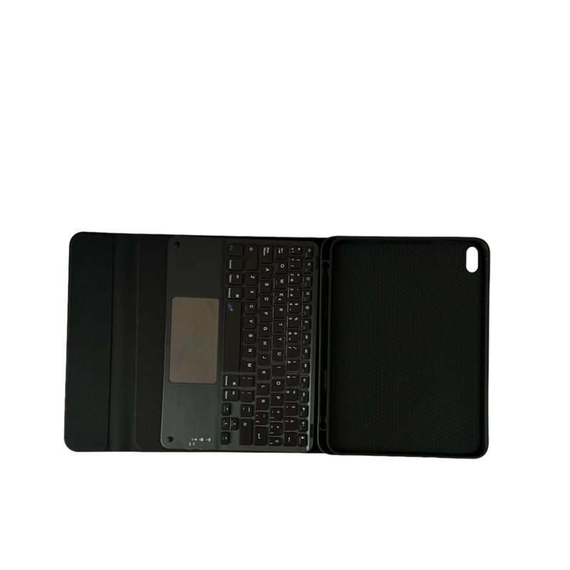 FUNDA CON TECLADO ESPAÑOL TOUCHPAD  COMPATIBLE CON IPAD A16 11TH G NEGRO - 5