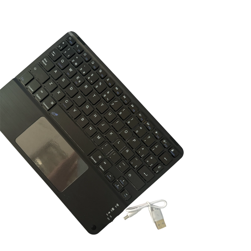 FUNDA CON TECLADO ESPAÑOL TOUCHPAD  COMPATIBLE CON IPAD A16 11TH G NEGRO - 6