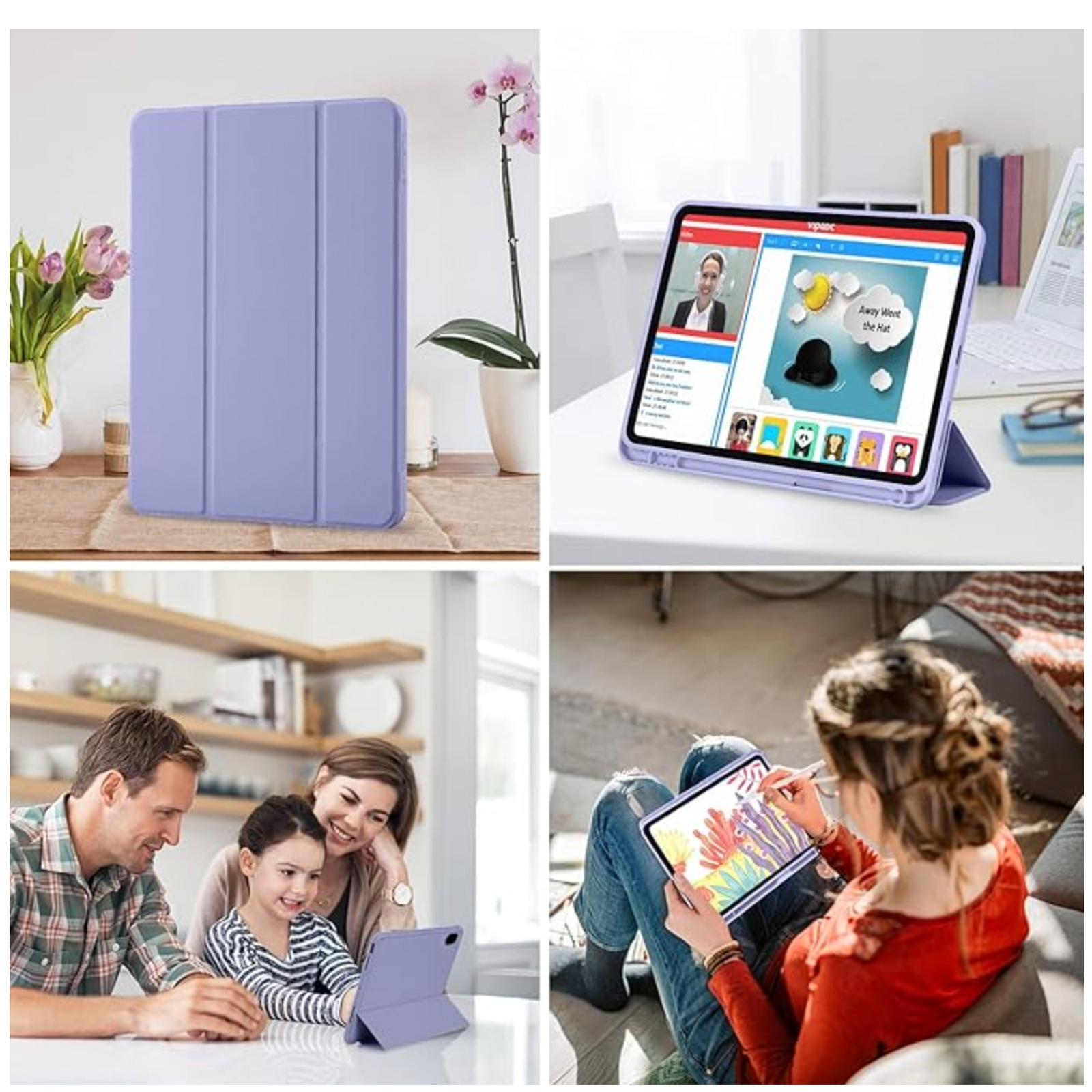 FUNDA SMART COVER PARA IPAD AIR 11 M3 2025 GRIS - 3