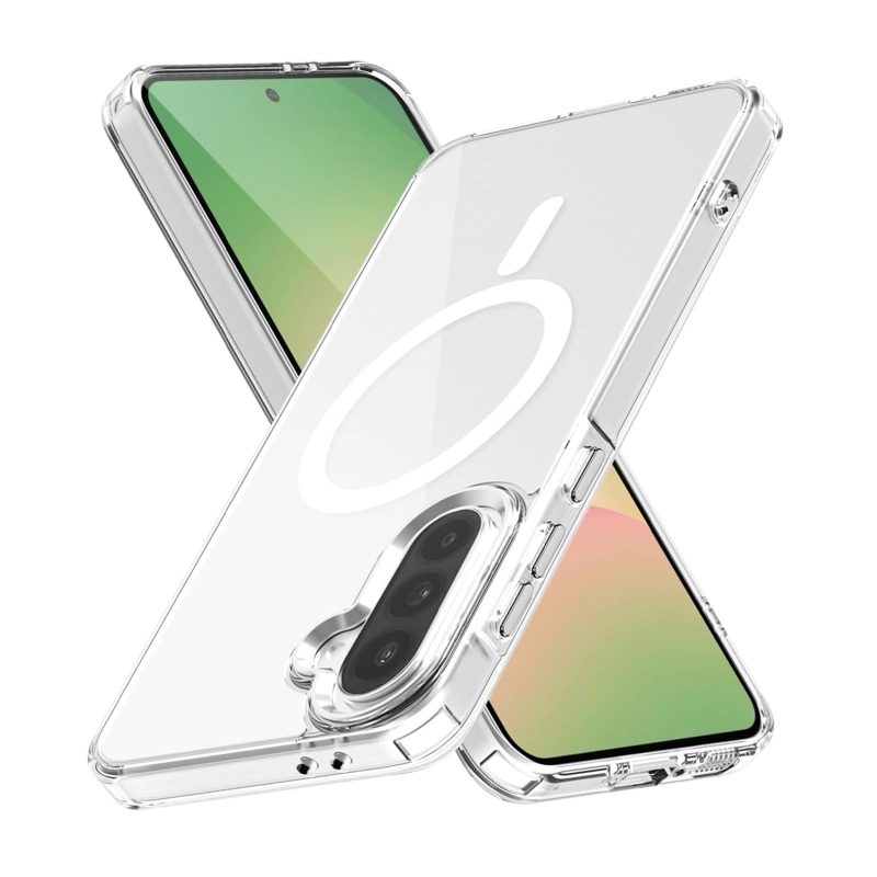 CARCASA FUNDA TRANSPARENTE PARA SAMSUNG A16 MAGSAFE - 1